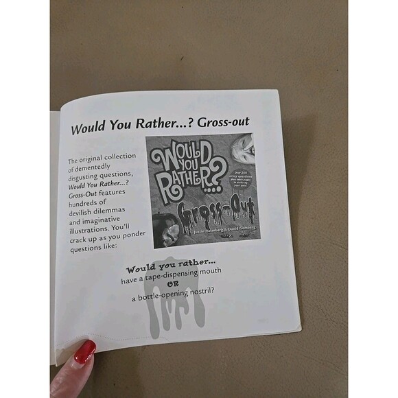 Would you Rather? Doubly Disgusting/over 300 crazy questions! Fun book - preteen - Picture 11 of 11